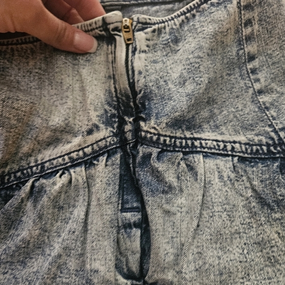 Mother The Ruffle Mini Skirt Threading The Needle Size 27 - Picture 4 of 9